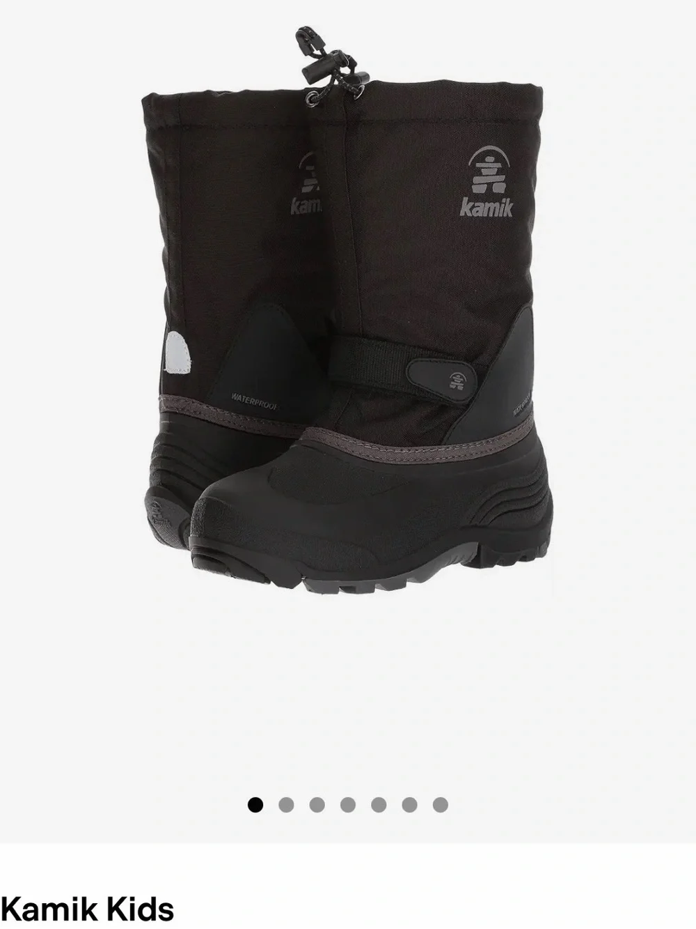 Kamik snow boots size 2 kids